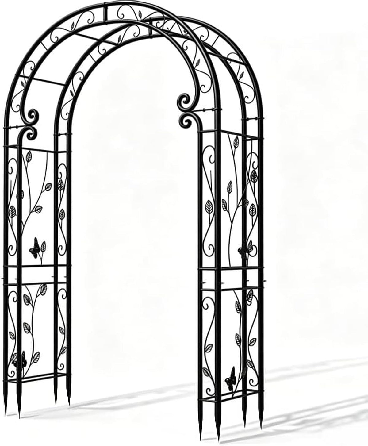 sturdy metal garden arch with rust-resistant finish,garden abor-88, main product view