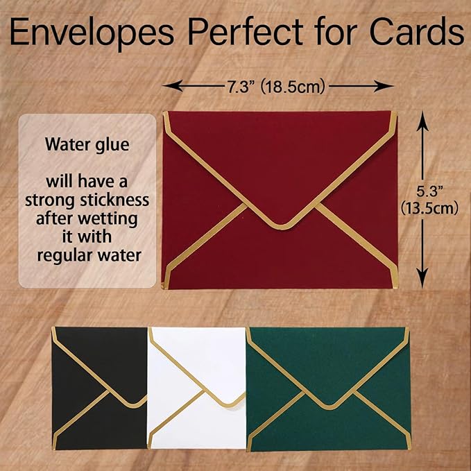 Custom Merry Christmas Cards - 4.7×6.7 Inches, 6 Festive Templates, Personalized Greeting Cards for Xmas (Cards)