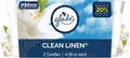Glade 1-Wick Scented Candle Jar, Clean Linen, Air Freshener Infused with Essential Oils, 4.08 Oz, 2 Count