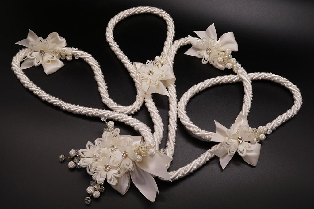 Lassos Boutique Ivory White Wedding Lasso Rope Traditional Lazo Cord (Ivory)