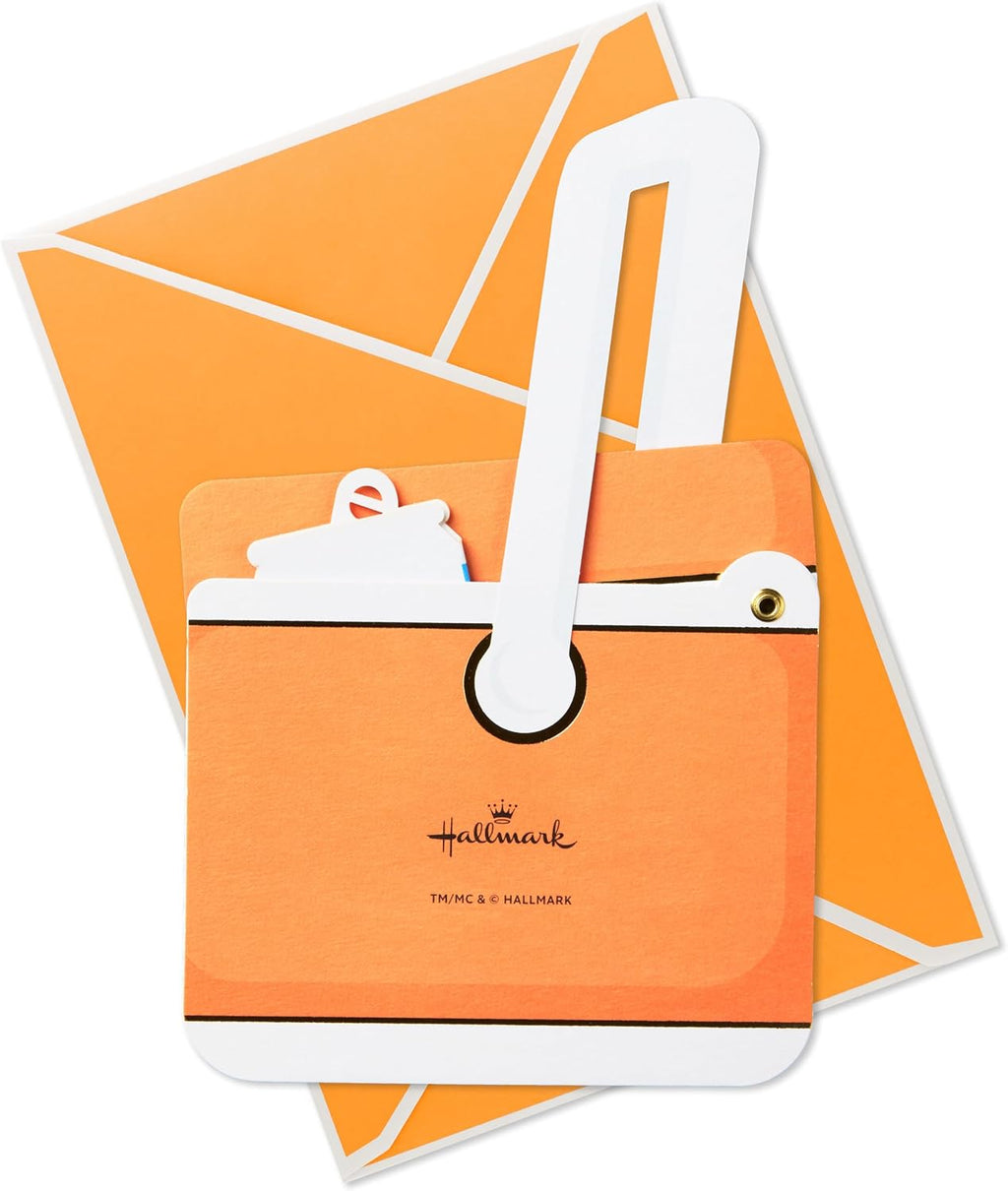 Hallmark Paper Craft Father's Day Card with Mini Card (Coolest Dad Ever, Orange Cooler) for Dad, Uncle, Grandpa, Brother
