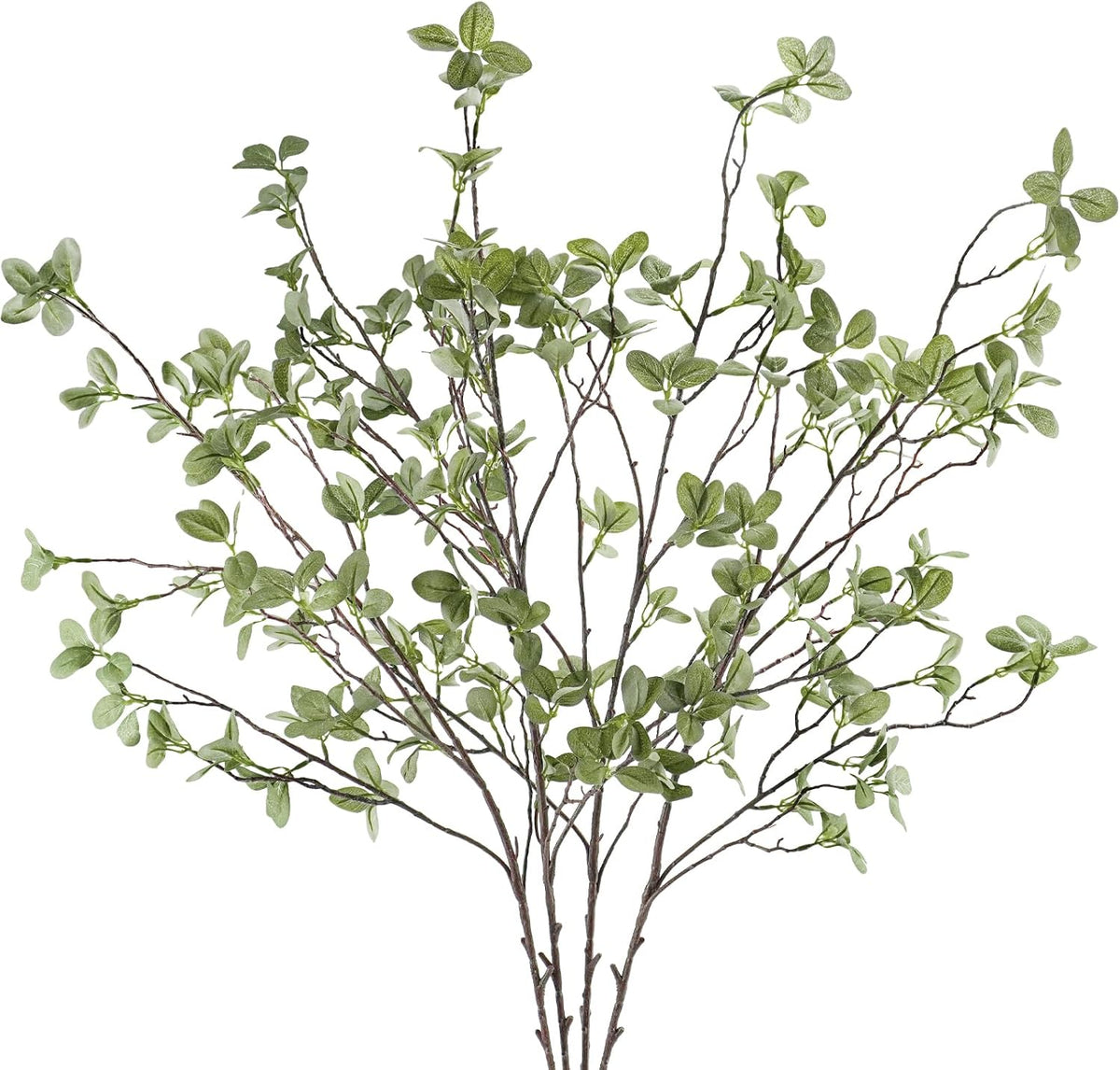 41” Artificial Greenery Stems, Long Fake Plant Twigs Faux Greenery Branches f...