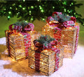 [large 10"-8.5"-7" 3 pack 70 led christmas lighted, main product view
