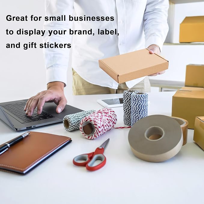 MEBRUDY 7x5x1 Inches Shipping Boxes Pack of 50, Small Corrugated Cardboard Box for Mailing Mailer Packing, Brown