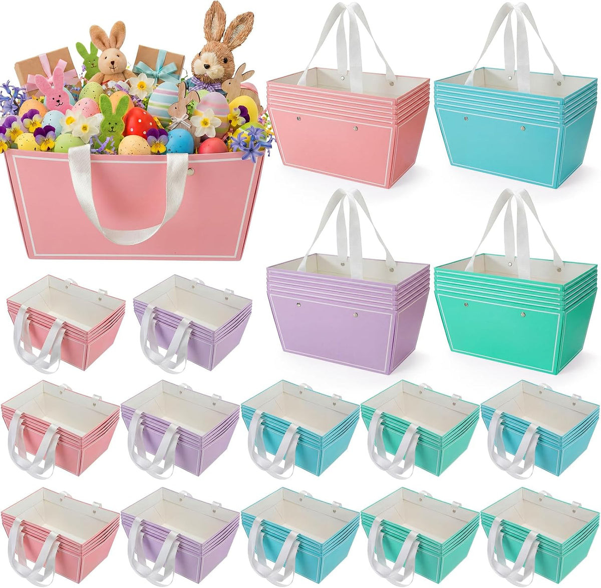 pinkunn 48 pcs basket for gift empty diy, main product view