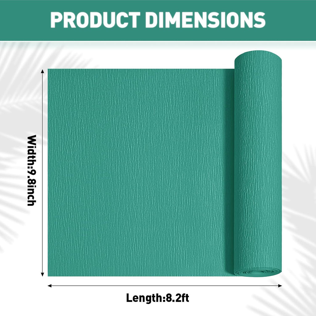 Crepe Paper Roll 8.2ft x 10in for Wedding Party Decor DIY Craft (Grass Green)
