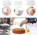 Cake Decorating Turntable,Cake Decorating Supplies with Decorating Comb/Icing Smoother(3pcs),2 Icing Spatula with Sided & Angled …