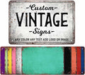 D-Story Personalized Metal Sign, 12.0 inches x 8.0 inches, Modern Decorative Signage, Custom Text, Rust and Fade Resistant, Office, Home, Delivery Signs