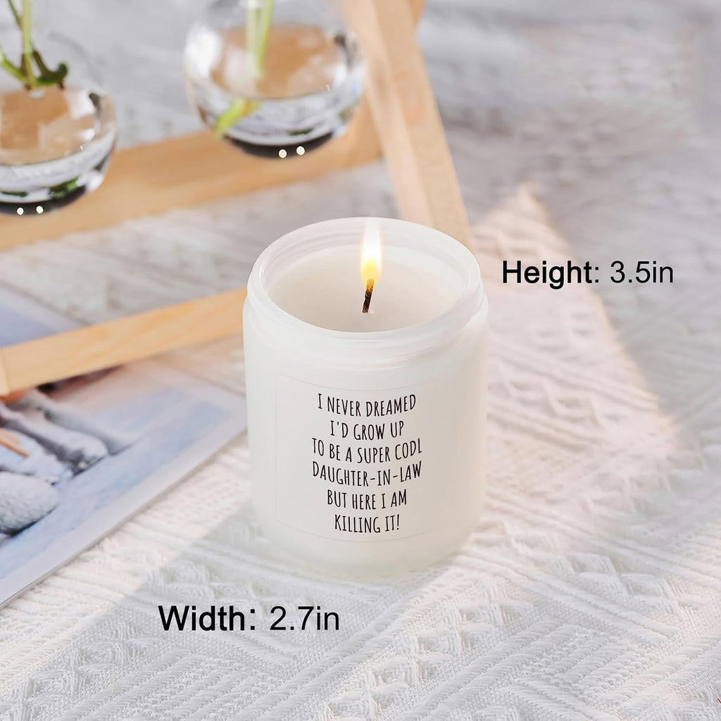 Funny Daughter in Law Gifts from Mother-in-Law, Adult DIL Wife Birthday Mothers Day Christmas Wedding Presents