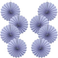 Purple Birthday Decorations,DIY Purple Paper Fans Hanging Decoration ,Party Decorations for Adults 12in,Little Mermaid Party Decor,Baby Shower Decorations 30 Color DIY Set (Light Purple)