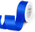 Double Faced Royal Blue Satin Ribbon, 1-1/2" x 25 Yards Ribbons, Perfect for Crafts, Wedding Decor, Bow Making, Sewing, Gift Package Wrapping and More