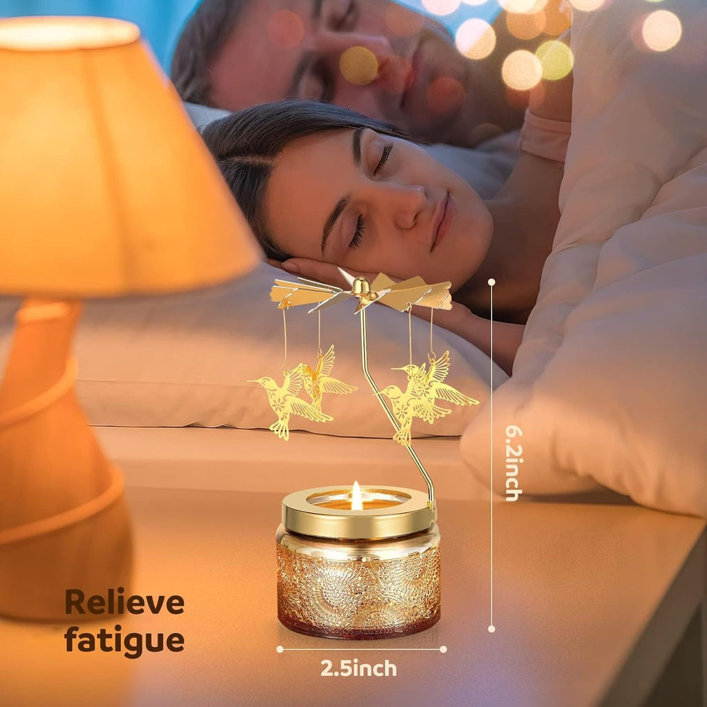 Unique Hummingbird Rotating Scented Candle – Gifts for Women Who Have Everything, Funny Birthday Present for Mom Grandma Wife Daughter