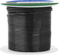 Mandala Crafts 16 Gauge Anodized Aluminum Craft Wire for Jewelry Making - 100 FT Colored Flexible Black Wire - Bendable for Bonsai Armature Crafting Sculpting