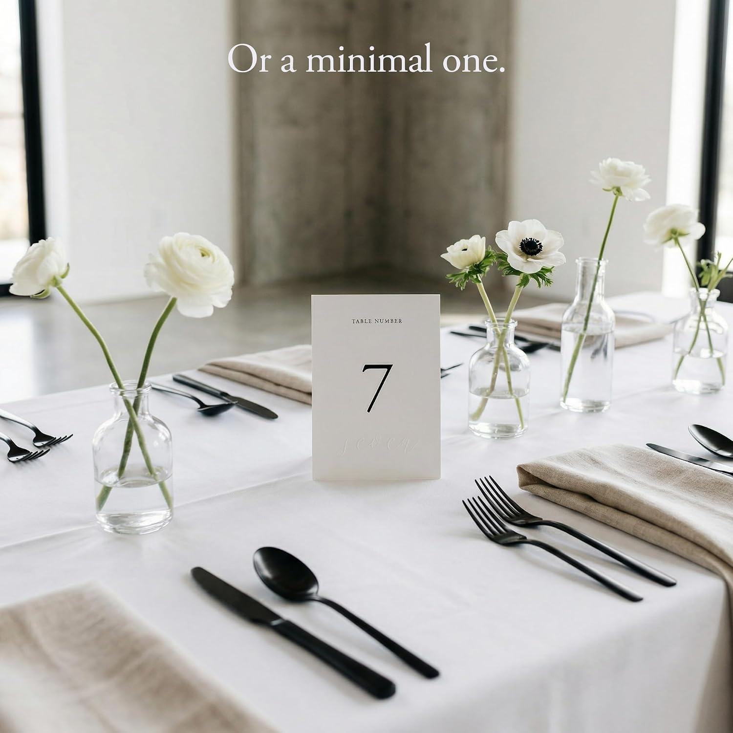 SIKO Table Numbers 1-20 - Double Sided Wedding Table Numbers with Head Table Card & Embossed Details - 4x6 inches, Self-Standing Table Cards for Wedding Reception | Perfect for Special Occasion Events