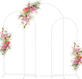 wokceer wedding arch backdrop stand 7.2ft,6.6ft,6ft white metal, main product view
