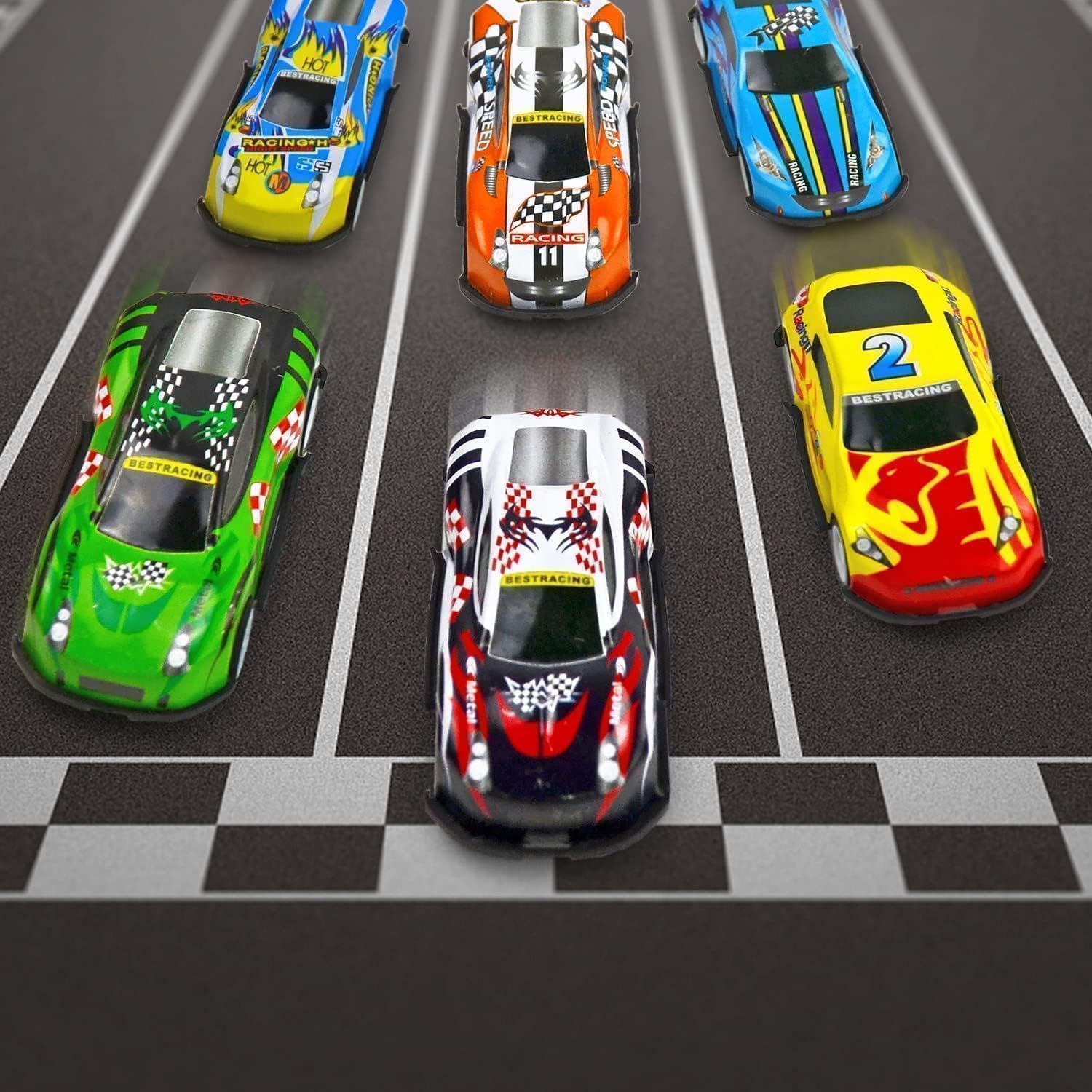 Vileafy 30 Mini Race Cars for Classroom Prizes, Party Favors for Kids 4-8 Years Old, Bulk Small Pull Back Car Toys for Treasure Box, Mini Toys Cars for Boys and Girls Goodie Bag Stuffers for Kids