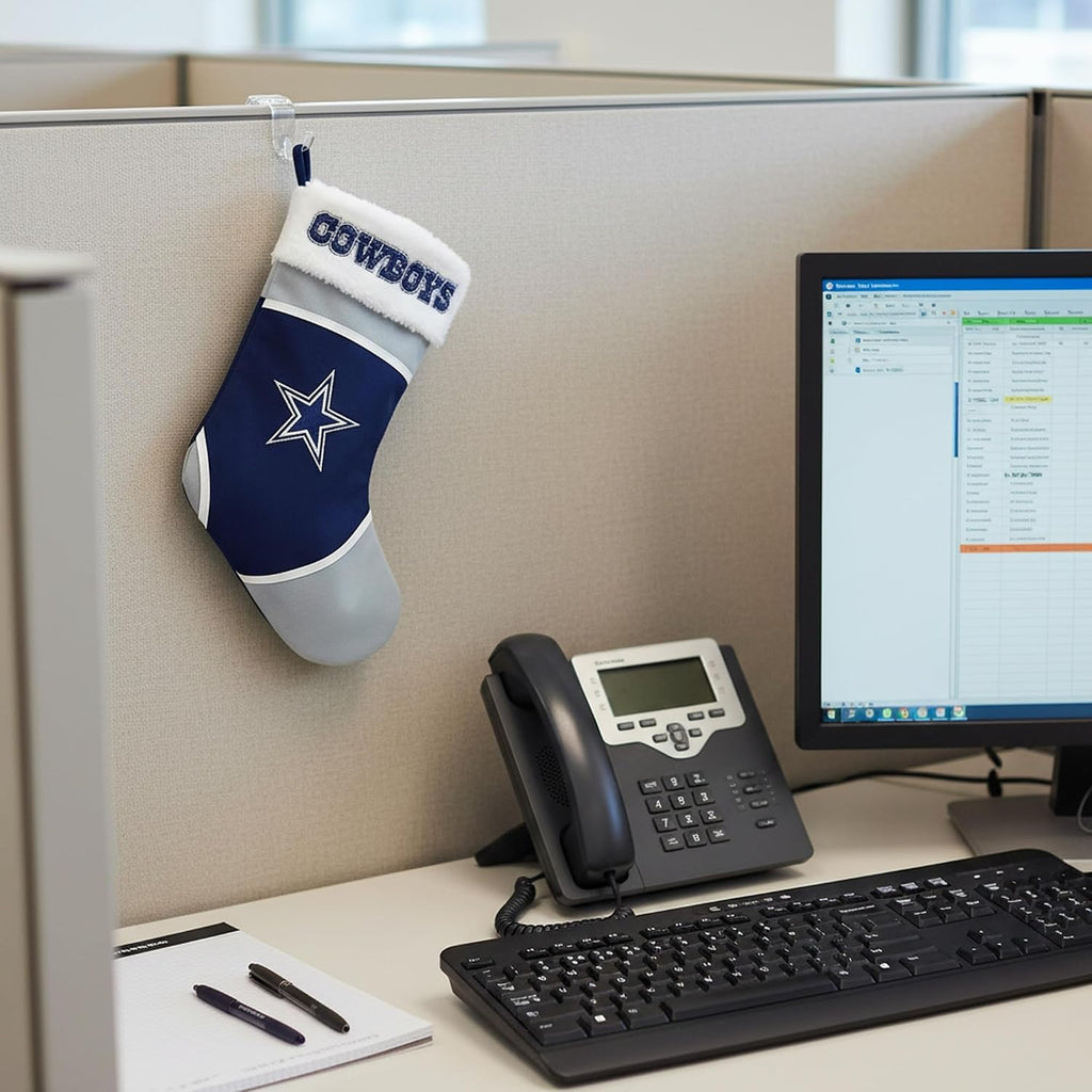 FOCO NFL Christmas Stocking - Plush Limited Edition Holiday Stocking - Represent The NFC East and Show Your Team Spirit with Officially Licensed Football Fan Decorations