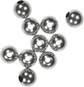 ugems 14k white gold 3mm hollow smooth beads, main product view