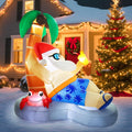 7ft christmas inflatable santa claus hawaii outdoor decorations, main product view