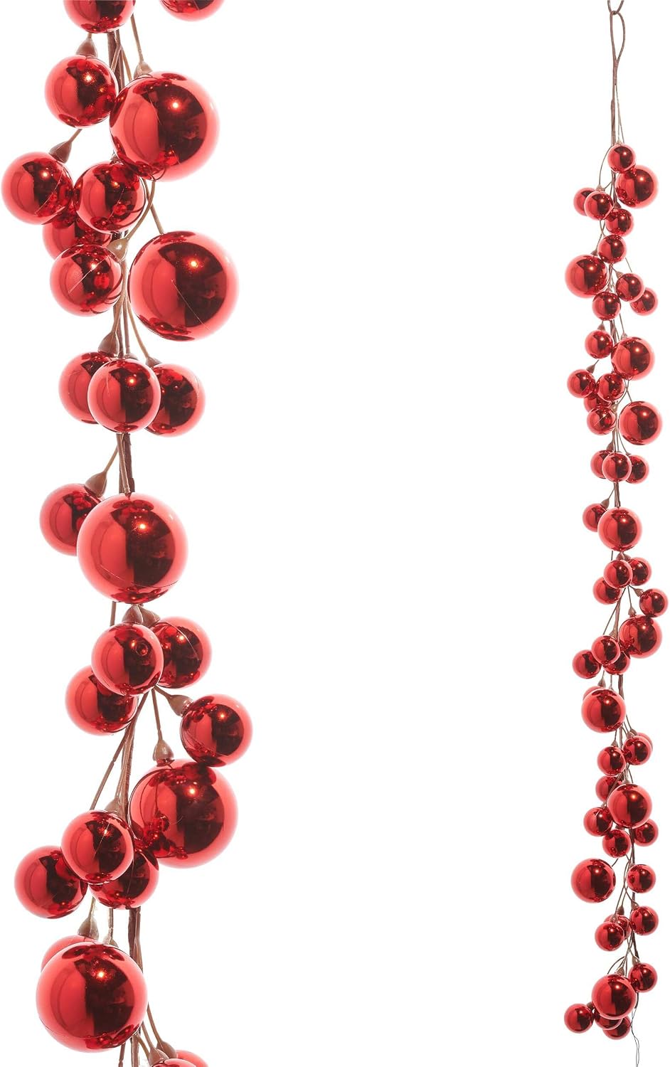 raz imports - 4' red plastic christmas ball shown in use