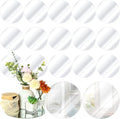 Tuanse 18 Pcs Round Mirror Candle Plate Set Round Trays Circle Centerpieces for Tables Mirror Plate Party Tiles for Wedding Decor Crafts Christmas Decorations(10 Inch)
