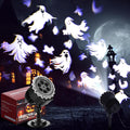 halloween projector light with led film slides, ghost, main product view