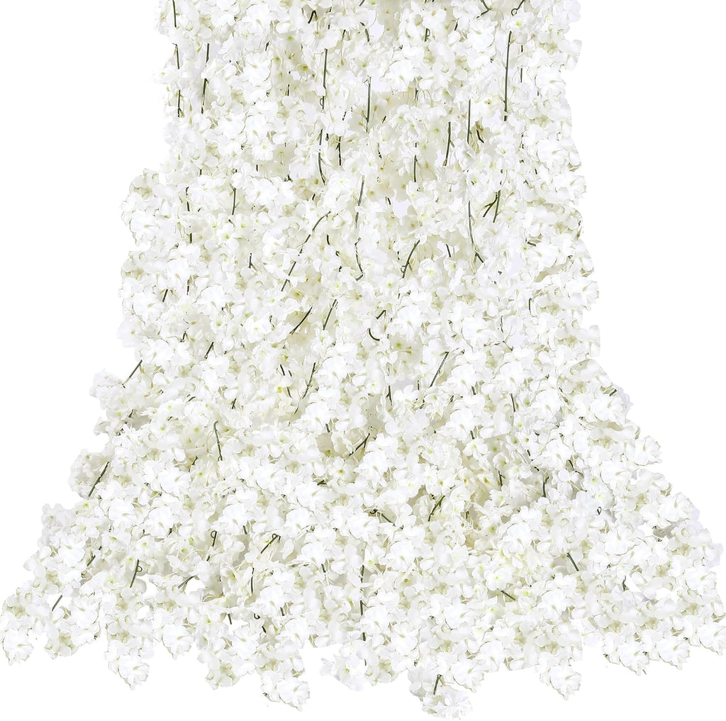 sggvecsy cherry blossom garland artificial cherry flower vines, main product view