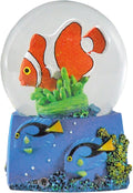 Water Globe - Reef Fish from Deluxebase. Snow Globe with Clown Fish or Blue Tang Figurine. Glass Glitter Globe with Resin Figurine and Molded Base. Great Home Decorations, Novelty Decor and Fish Gift.