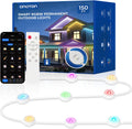 cinoton permanent outdoor lights 150ft, smart rgbw+ic eaves, main product view