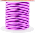 Mandala Crafts 8 Gauge Anodized Aluminum Craft Wire for Jewelry Making - 32 FT Colored Flexible Violet Wire - Bendable for Bonsai Armature Crafting Sculpting