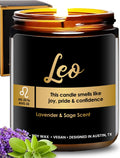 Leo Candle Zodiac, Thoughtful Astrology Gifts for Women & Men, Unique Leo Birthday Presents, Zodiac Sign Gifts for Astrology Lovers, Best Gift for Birthday, Christmas, Special Occasions, Gift Ready