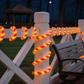 360 led christmas candy cane rope lights, 40ft, main product view