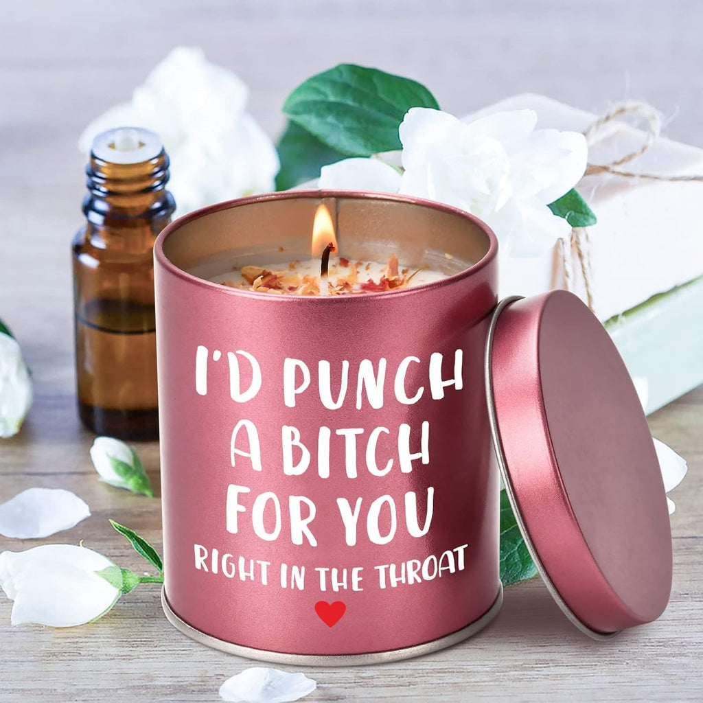Christmas Birthday Gifts for Women Scented Candle, Valentines Day Gifts for Girlfriend Her, Mothers Day Gift for Mom Wife Sister Friendship White Elephant Stocking Stuffers Presents Funny Ideas Gift