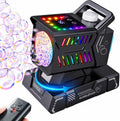 shcke bubble machine with remote control, auto rotation, main product view