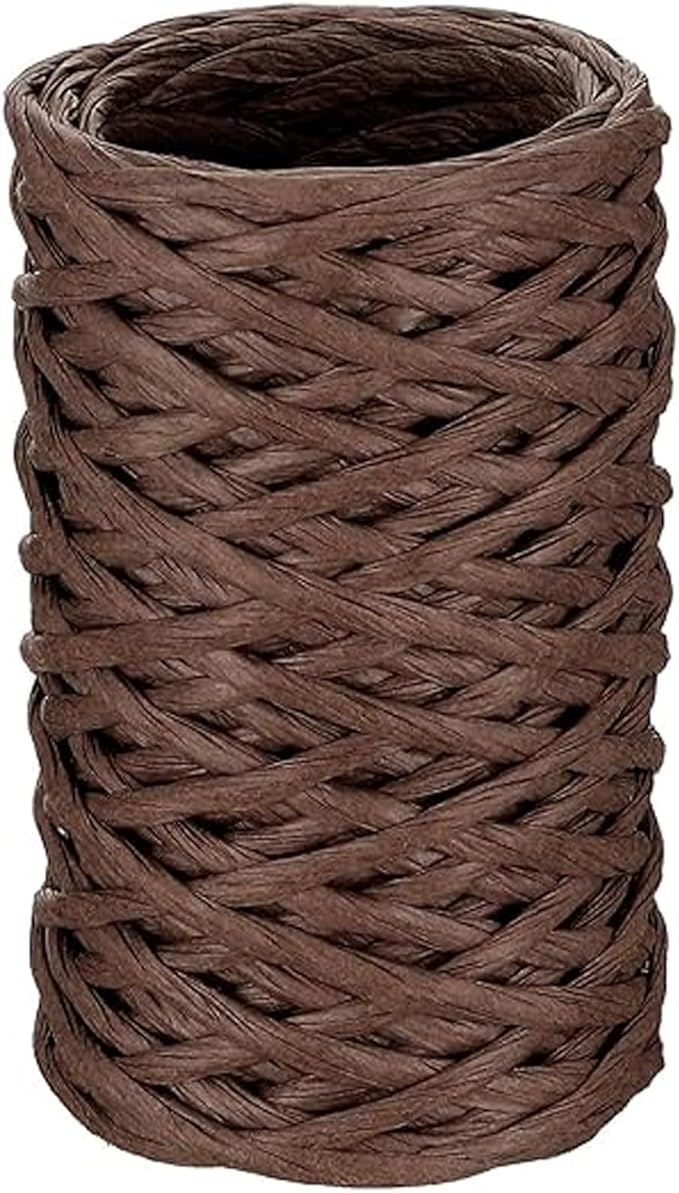 65 Feet Floral Wire Rustic Vine Bind Wire for Craft Wrapping Flower Bouquets(1 Roll,Dark Brown)
