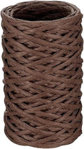 65 Feet Floral Wire Rustic Vine Bind Wire for Craft Wrapping Flower Bouquets(1 Roll,Dark Brown)