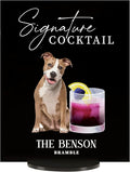 Pet Signature Drink Wedding Signs