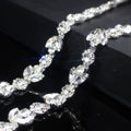 3 yard rhinestone trim chain silver string crystal, main product view