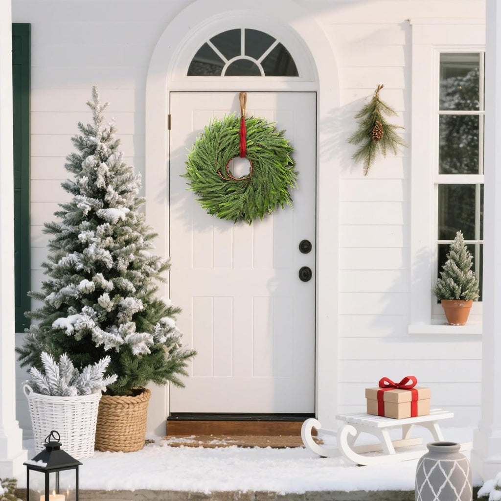 6ft 2pcs norfolk pine garland - realistic christmas, package contents