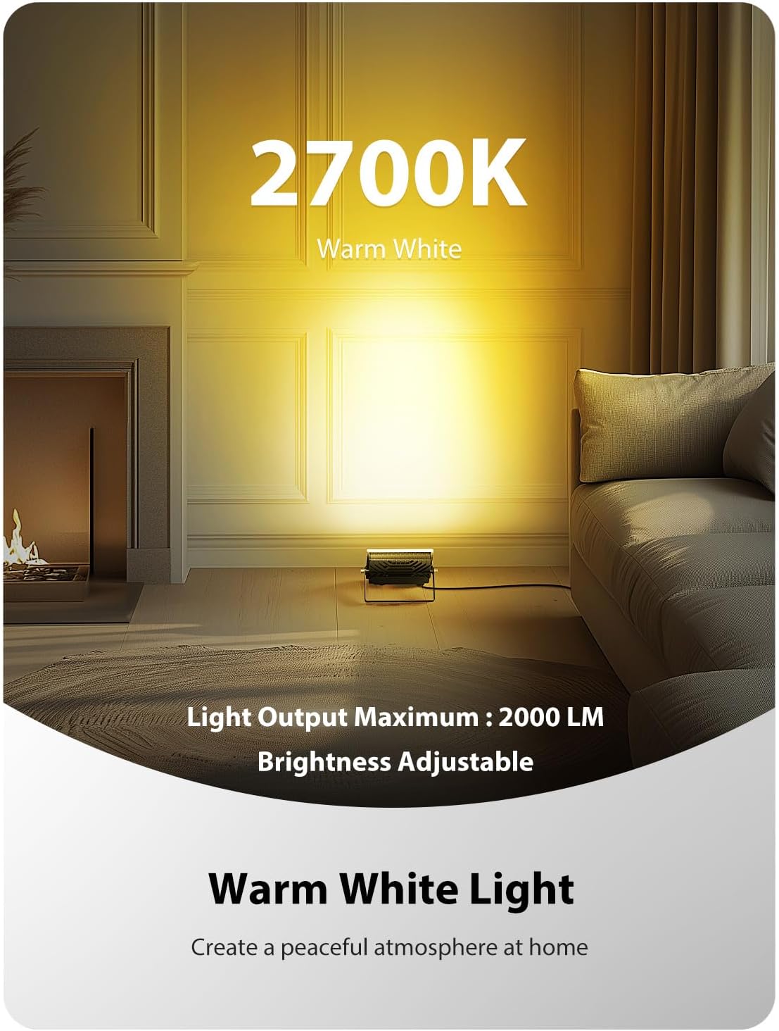 Onforu LED Flood Light Outdoor 300W Equivalent, 30W Color Changing RGBW Flood...