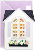 Hallmark Paper Craft Mother's Day Card for Mom, Wife, Nana, Mimi (Home Is Wherever You Are) House with Moveable Windows