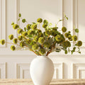 green flowers artificial & faux greenery for vase, main product view