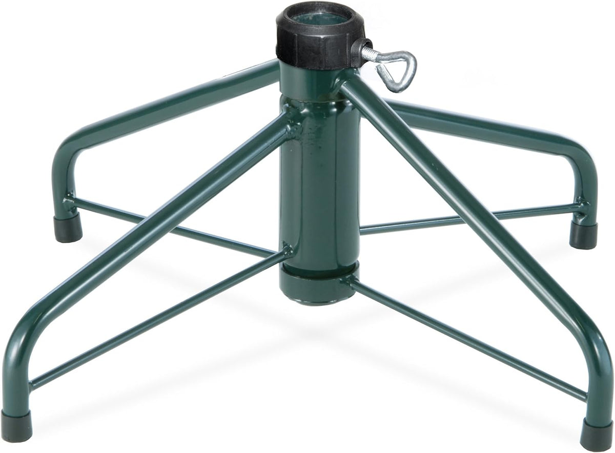 national tree company christmas tree folding stand, green, main product view