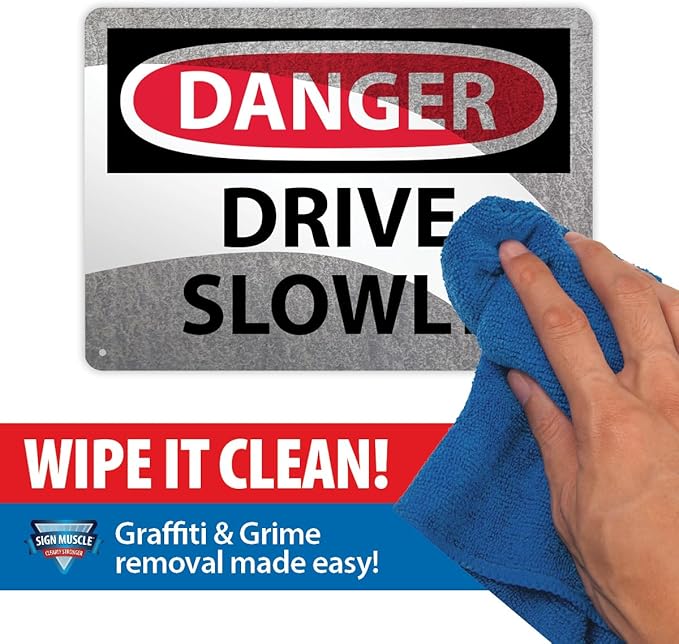 Custom OSHA Style Danger Sign 18" x 24" Aluminum Sign, Customizable "Your Text Here", by AccuformNMC Made in USA