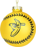 Tree Buddees x Savannah Bananas Yellow Baseball Shaped Glass Official Banana Ball Ornament - Limited Collectors Edition (Banana Ball) Discontinued in 2025