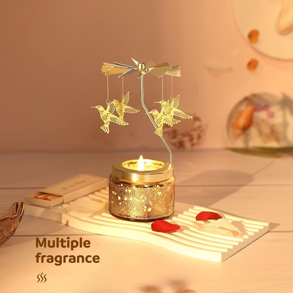 Unique Hummingbird Rotating Scented Candle – Gifts for Women Who Have Everything, Funny Birthday Present for Mom Grandma Wife Daughter