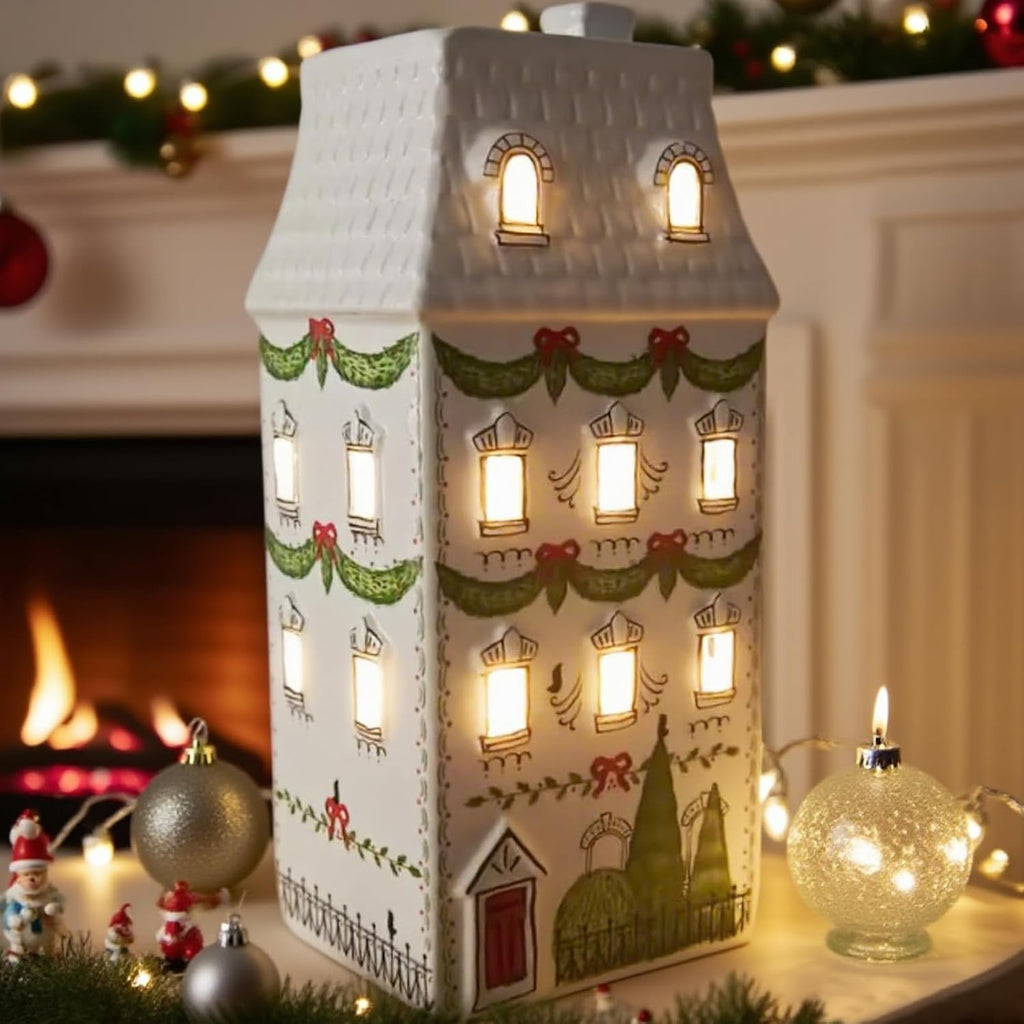 cynkeyee christmas village houses party decorations - christmas, main product view