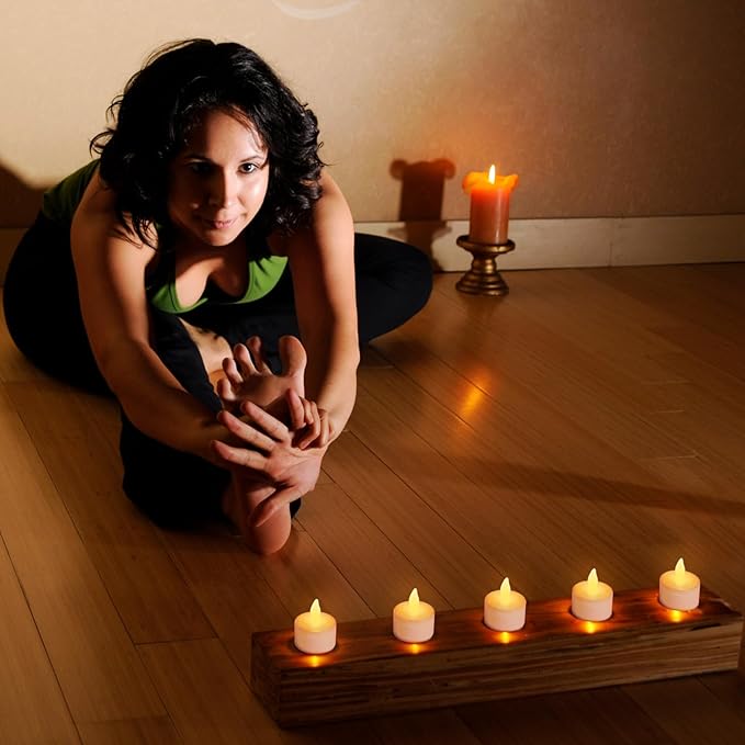 HL Rechargeable Tea Lights with Remote & Charging Base,12pcs 50+Hours Rechargeable Battery Operated Tea Lights Timer, LED Votive TeaLights Flameless Candles Yellow Light for Wedding Home Party Decor