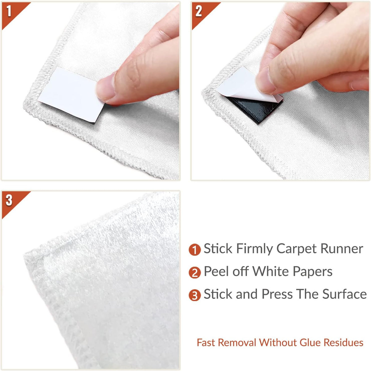 White Aisle Runner for Wedding Ceremony Velvet Aisle Runner Rug 5x20FT Carpet...