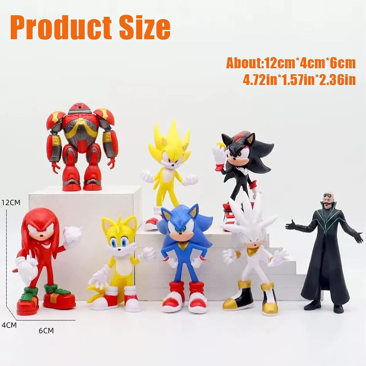 Hedgehog Action Figure, 6.5in Hedgehog Style Statue Handcrafted Collectible f...
